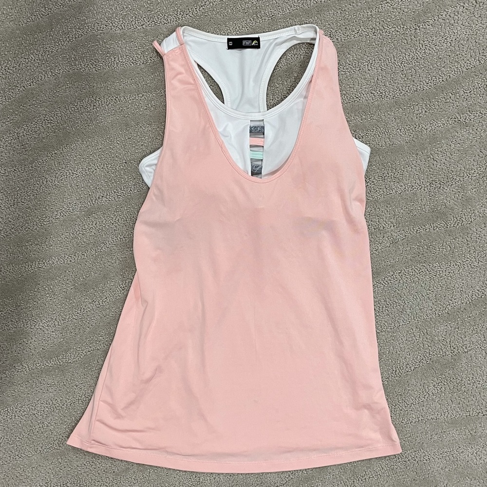 🌷Blush pink sport bra workout running yoga top